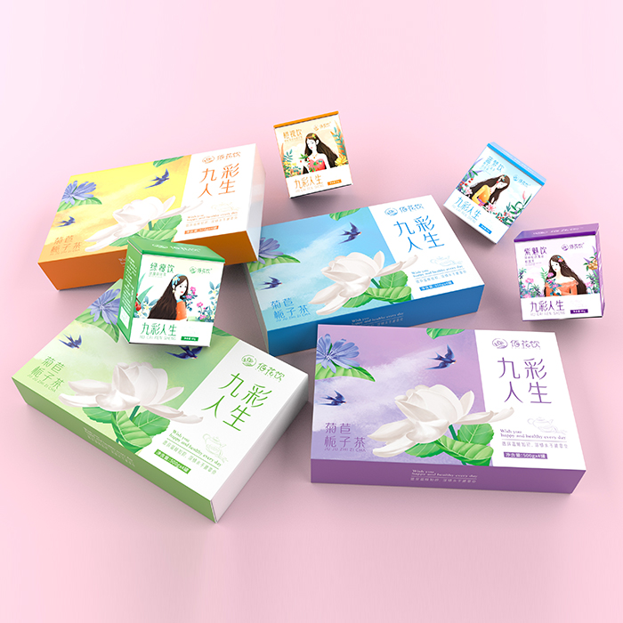 佰花饮-花茶抽式礼盒1